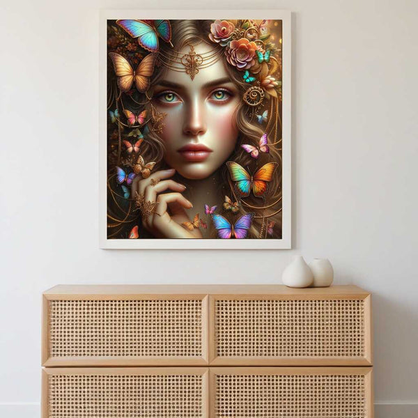Paint by Numbers - Beauty with Butterflies Chains