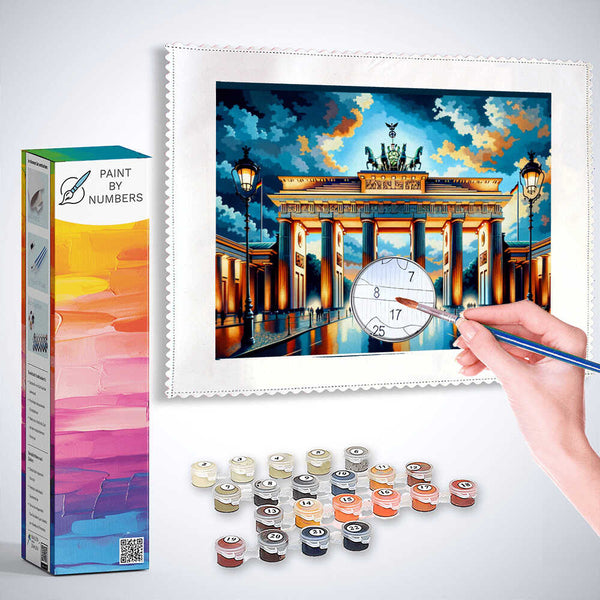 Paint by Numbers - Berlin Brandenburg Gate