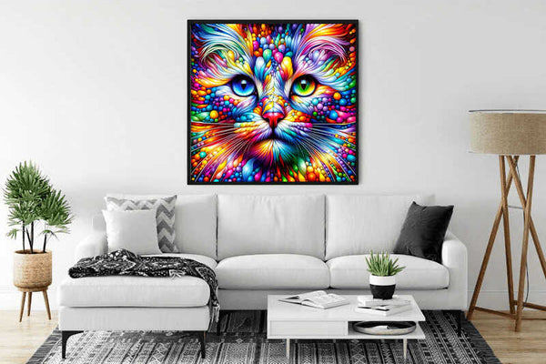 Paint by Numbers - Rainbow cat