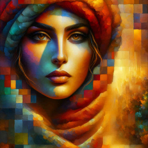 Paint by Numbers - Woman with Turban