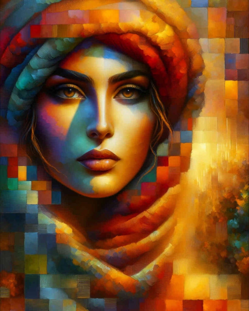 Paint by Numbers - Woman with Turban