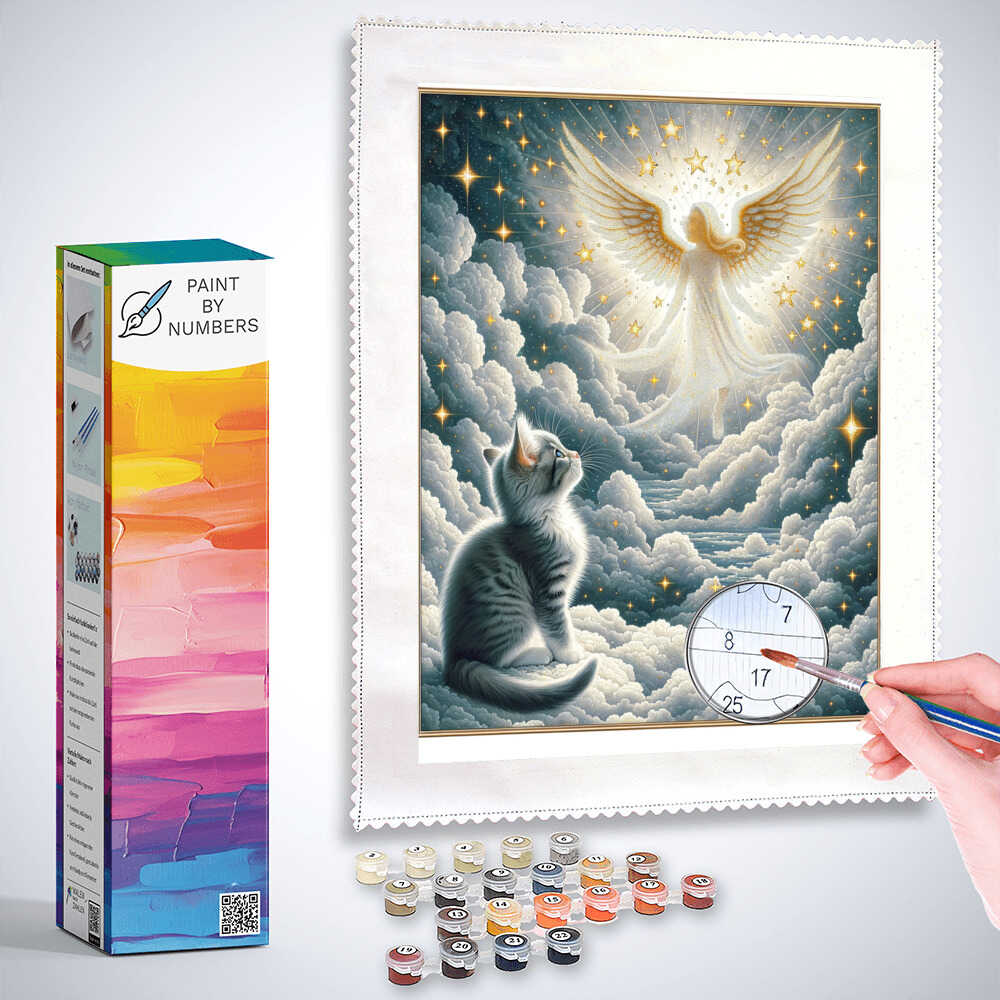 Paint by Numbers - Cat angel