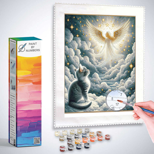 Paint by Numbers - Cat angel