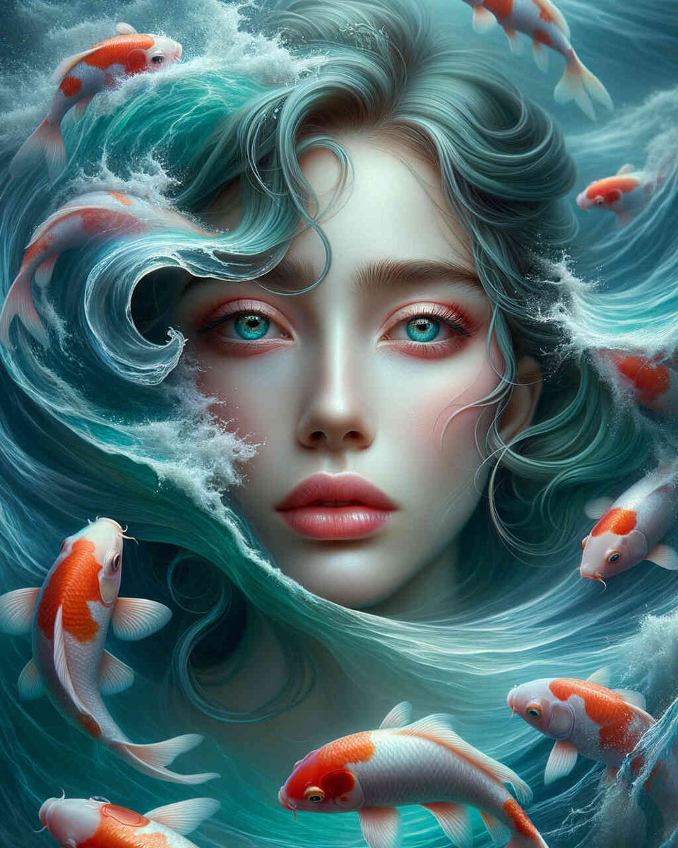 Paint by Numbers - Water woman