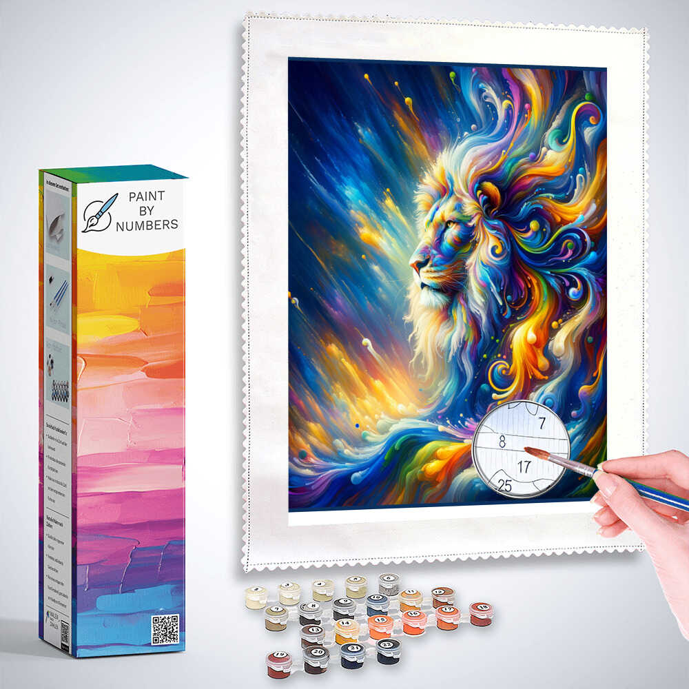 Paint by Numbers - Low with Rainbow Mahne