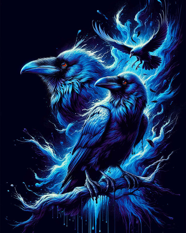 Paint by Numbers - Color Impression Raven