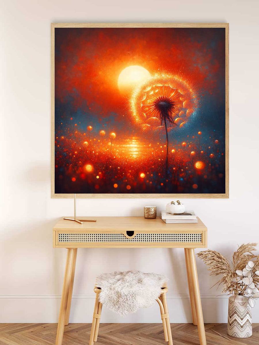 Paint by Numbers - Dandelion, sunset