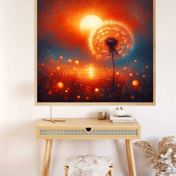 Paint by Numbers - Dandelion, sunset