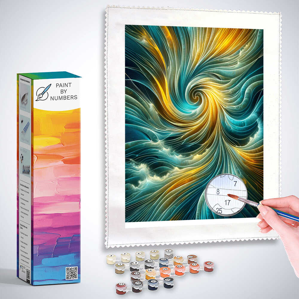 Abstract painting - Paint by Numbers