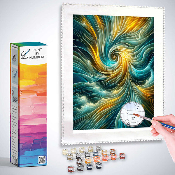 Abstract painting - Paint by Numbers