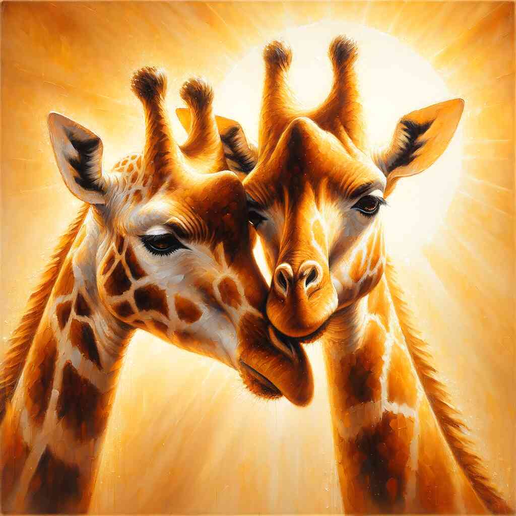 Paint by Numbers - Giraffe Parching