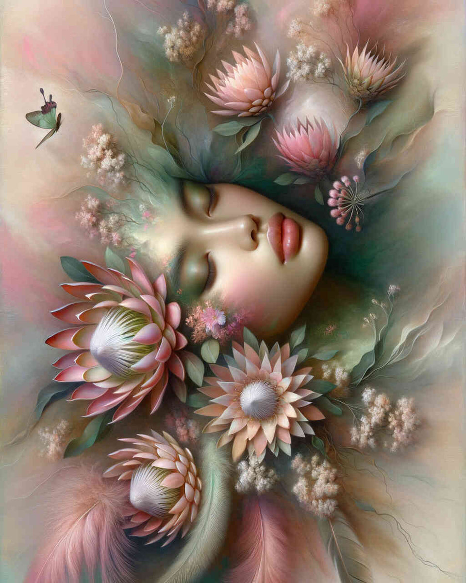 Woman, dream - Paint by Numbers