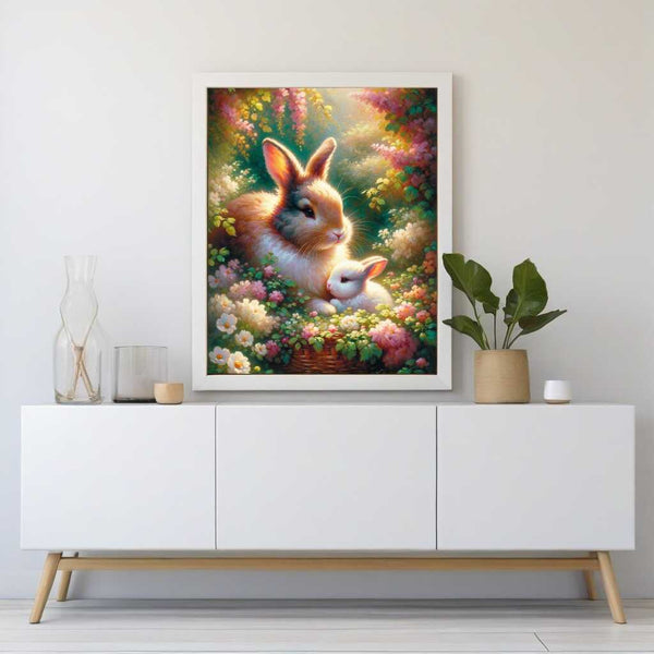 Paint by Numbers - Bunny Mother and Child