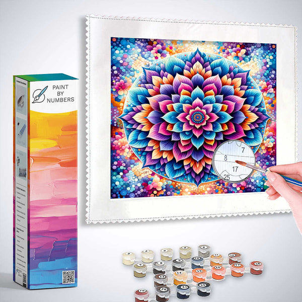 Paint by Numbers - Flower Mandala
