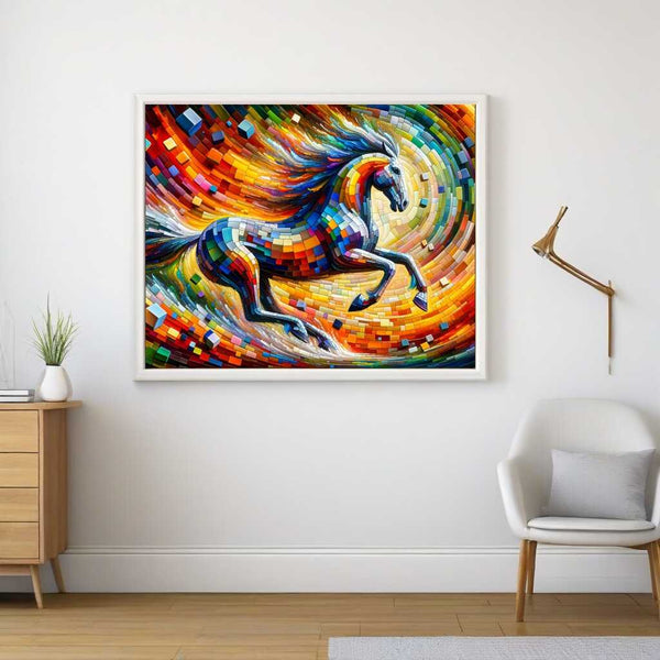 Horse, Abstract - Paint by Numbers