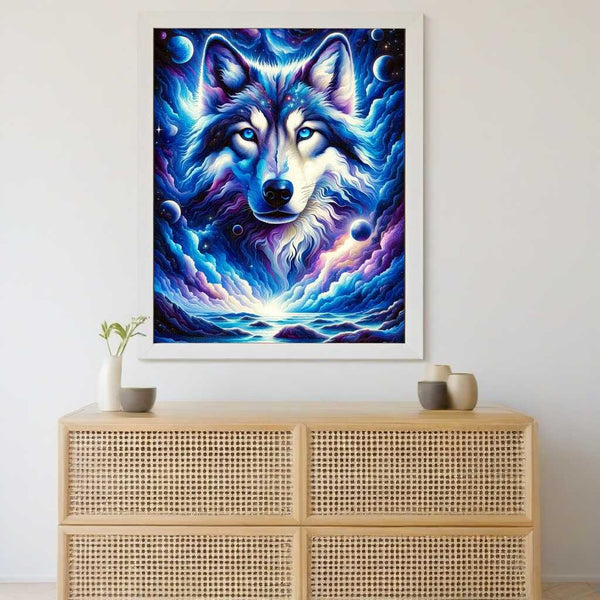Paint by Numbers - Luminous Wolf
