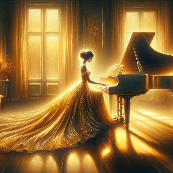 Woman at the piano - Paint by Numbers
