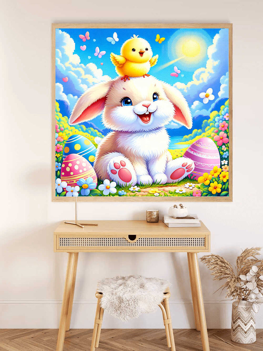 Paint by Numbers - Easter Bunny with Kuken