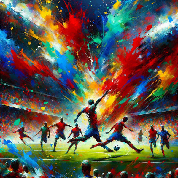 Paint by Numbers - Football, splash