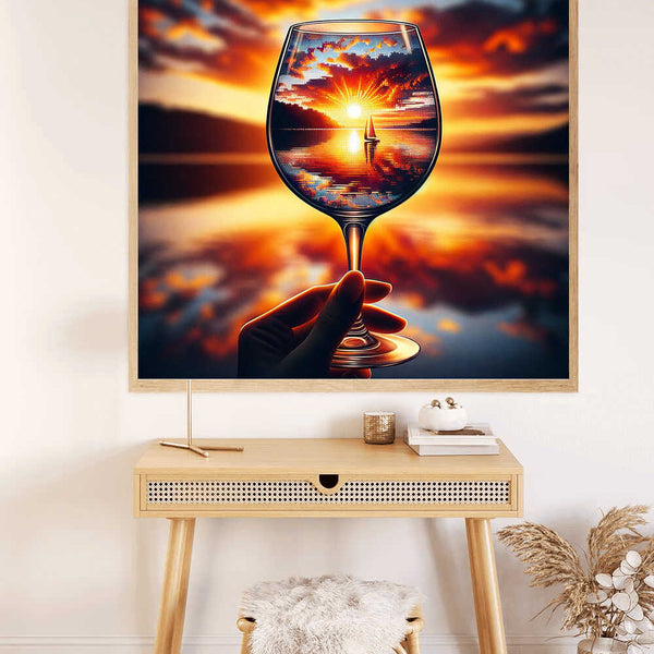 Paint by Numbers - Sunset Through Glass