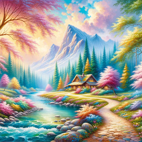 Paint by Numbers - Romantic forest trip