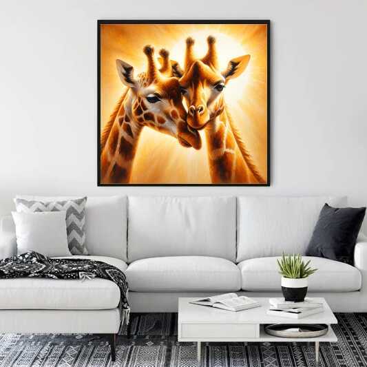 Paint by Numbers - Giraffe Parching