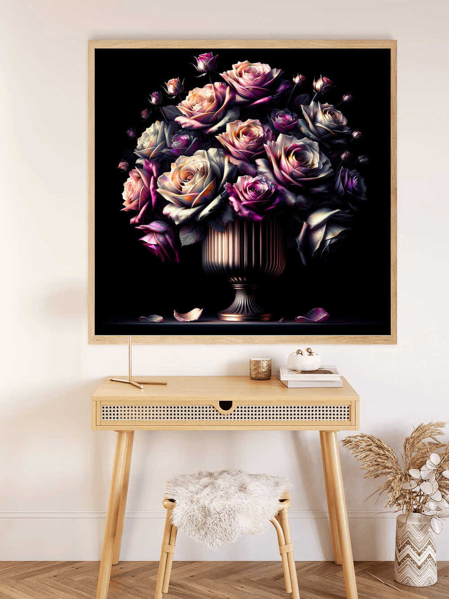 Paint by Numbers - Fancy flowers in vase