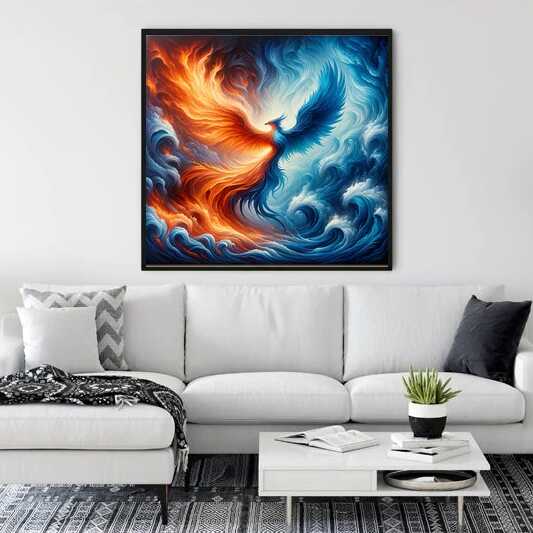Paint by Numbers - Phonix Water and Fire