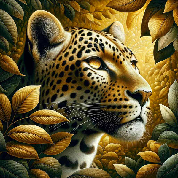 Paint by Numbers - Leopard Portrait