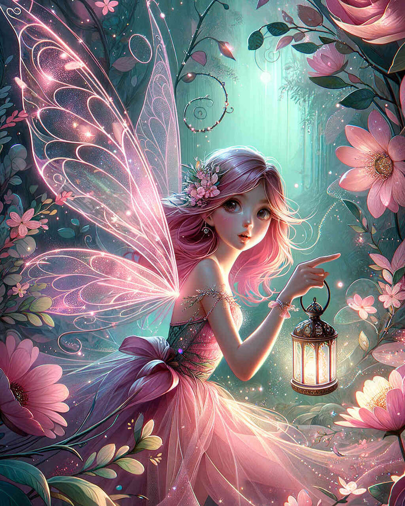 Paint by Numbers - Pink fairy