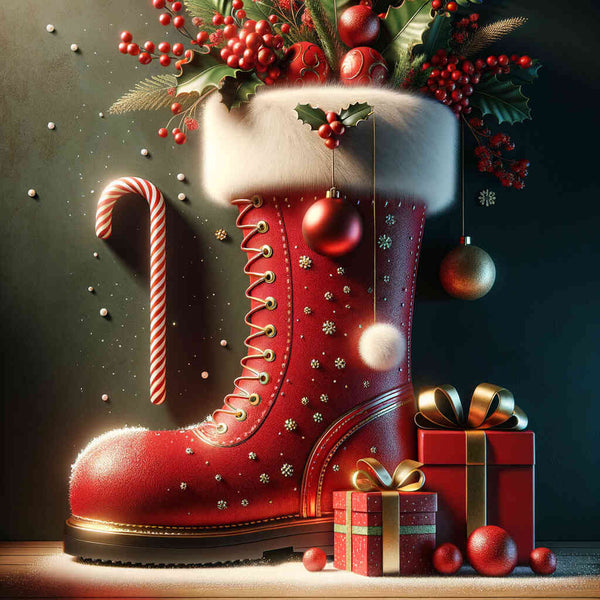 Paint by Numbers - Santa Claus boots