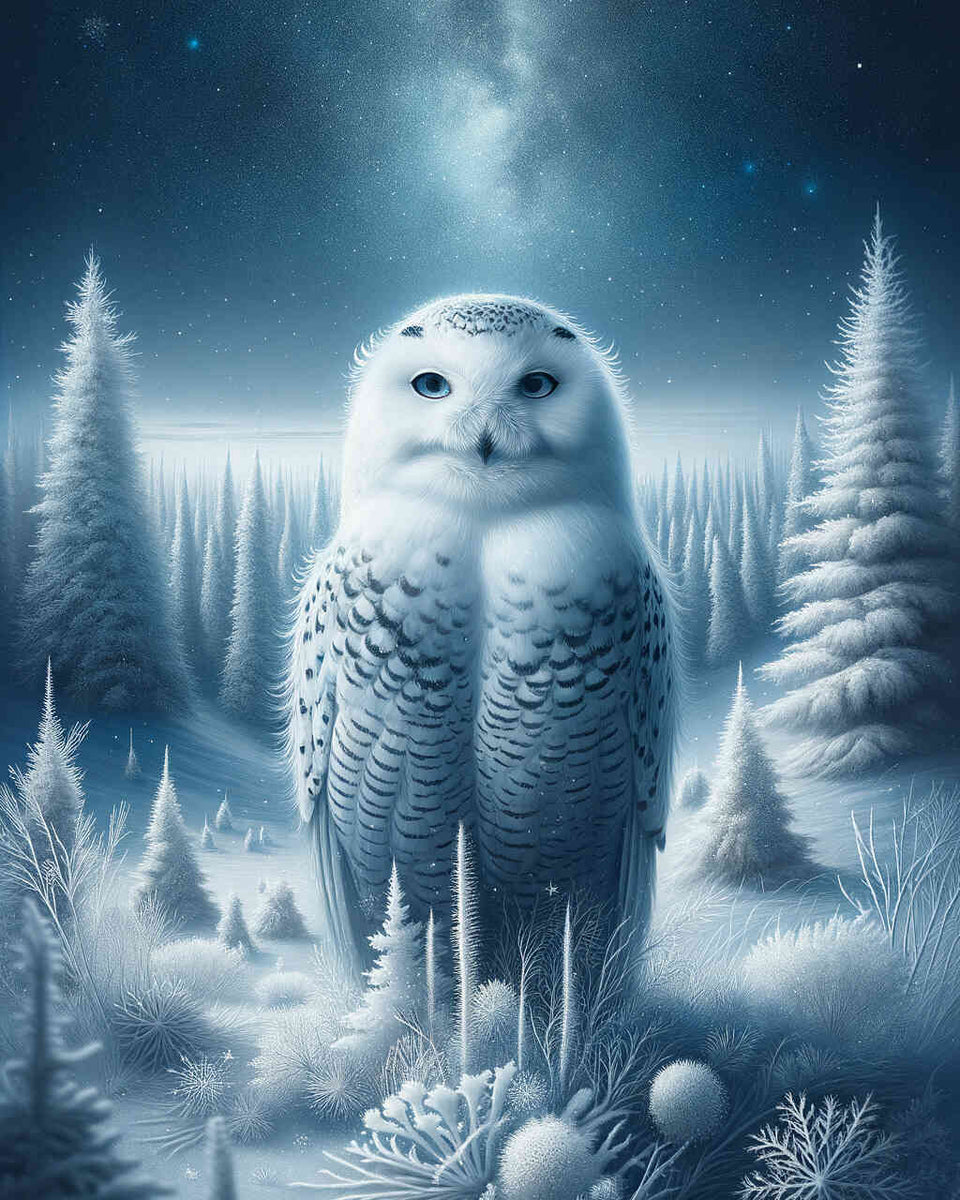 Paint by Numbers - Snowy Owl