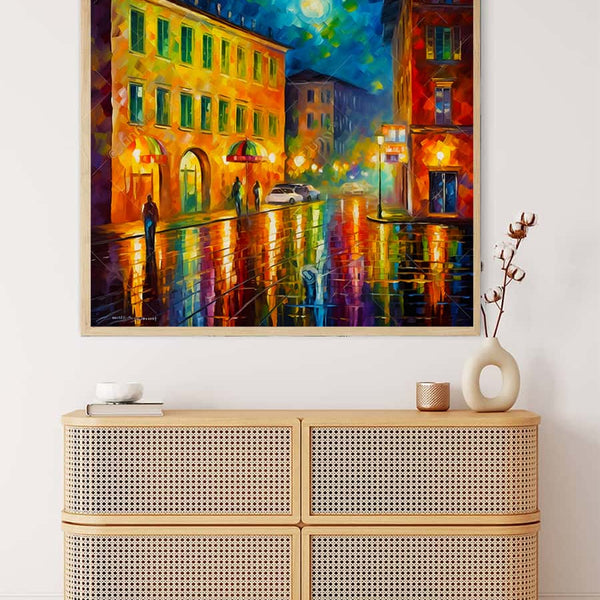 AB Diamond Painting - Italien bei Nacht - gedruckt in Ultra-HD - AB Diamond, Abstrakt, Neu eingetroffen, Quadratisch, Stadt