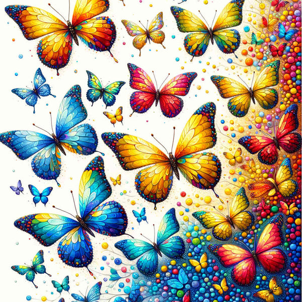 Paint by Numbers - Bute butterflies