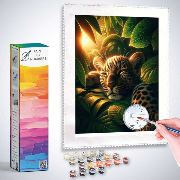 Paint by Numbers - Leopard Relax