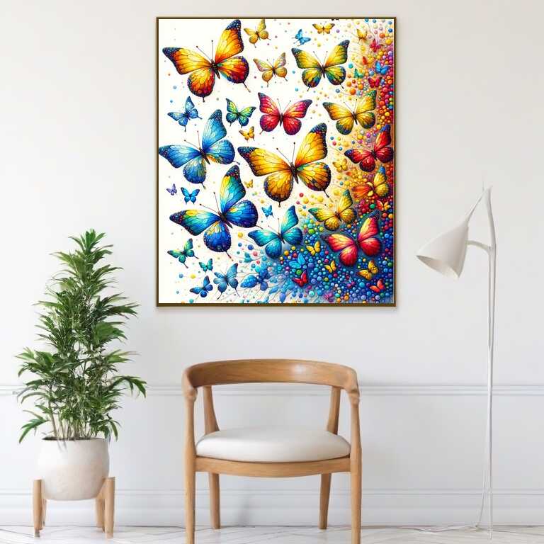 Paint by Numbers - Bute butterflies