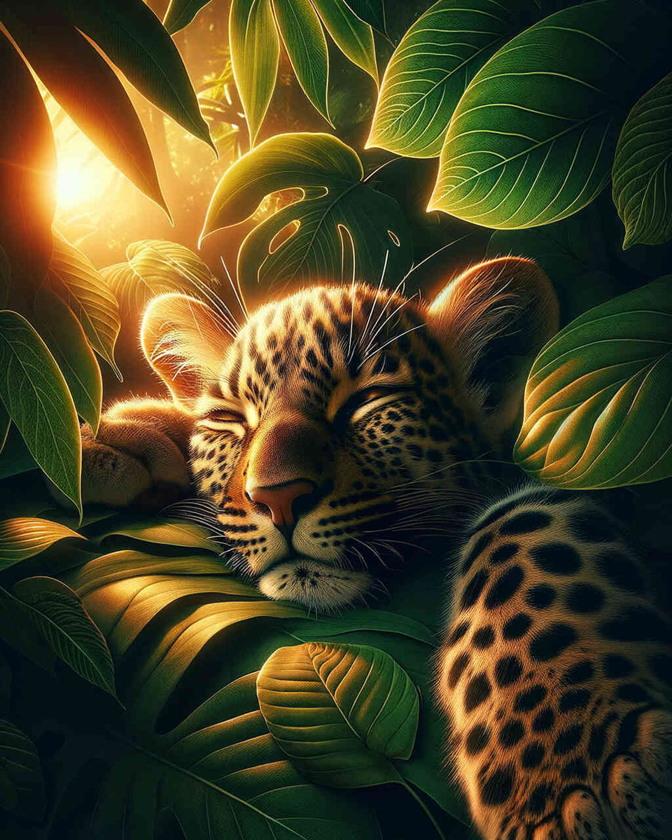 Paint by Numbers - Leopard Relax