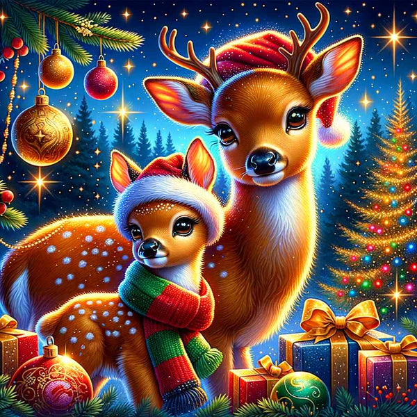Paint by Numbers - Reindeer Christmas