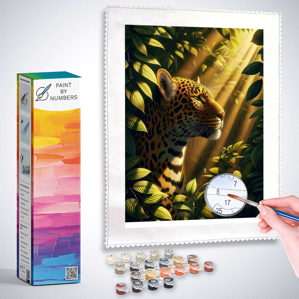 Paint by Numbers - Leopard Camouflage