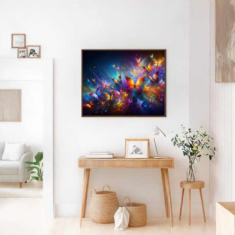 Paint by Numbers - Butterflies in color mix
