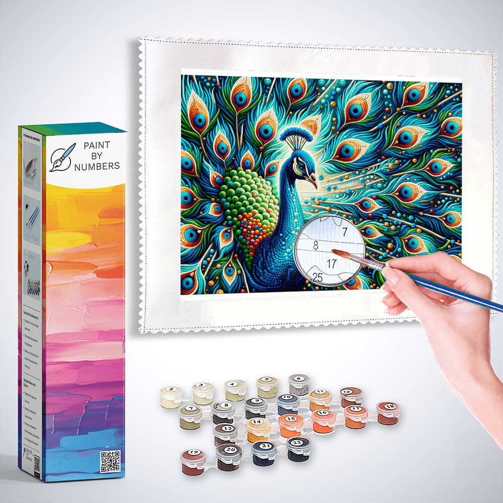 Peacock - Paint by Numbers