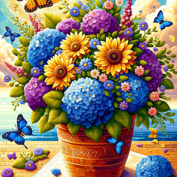 Paint by Numbers - Worldcome Flower Greeting