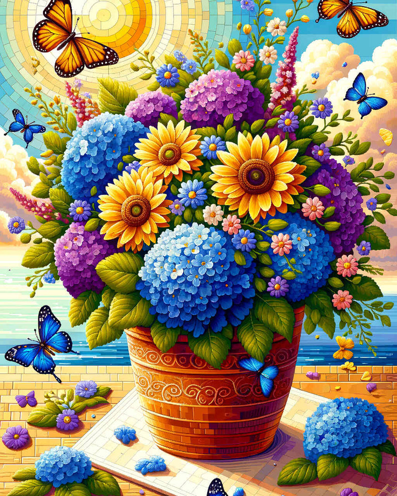 Paint by Numbers - Worldcome Flower Greeting