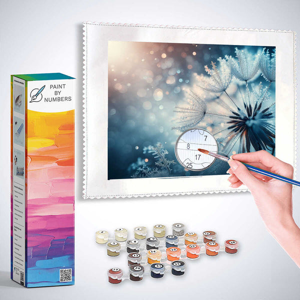 Paint by Numbers - Blue Ice Crystal Dandelion