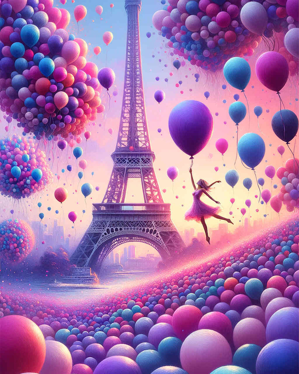 Paint by Numbers - Balloon bouquet