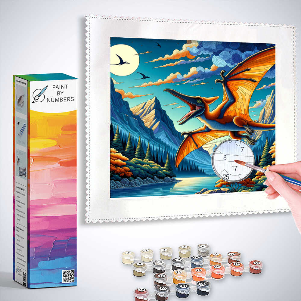 Petro dinosaur - Paint by Numbers