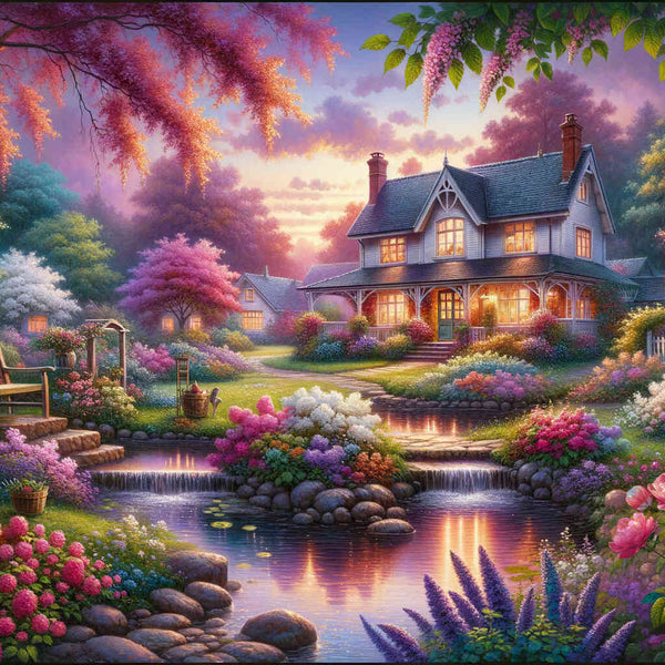 Paint by Numbers - Country House Idyll