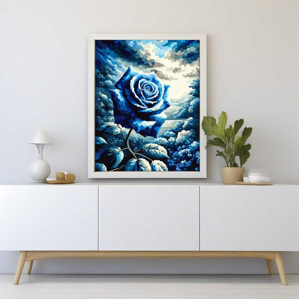 Paint by Numbers - Blue Rose