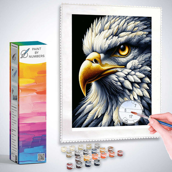 Paint by Numbers - Majestic Adler Portrait