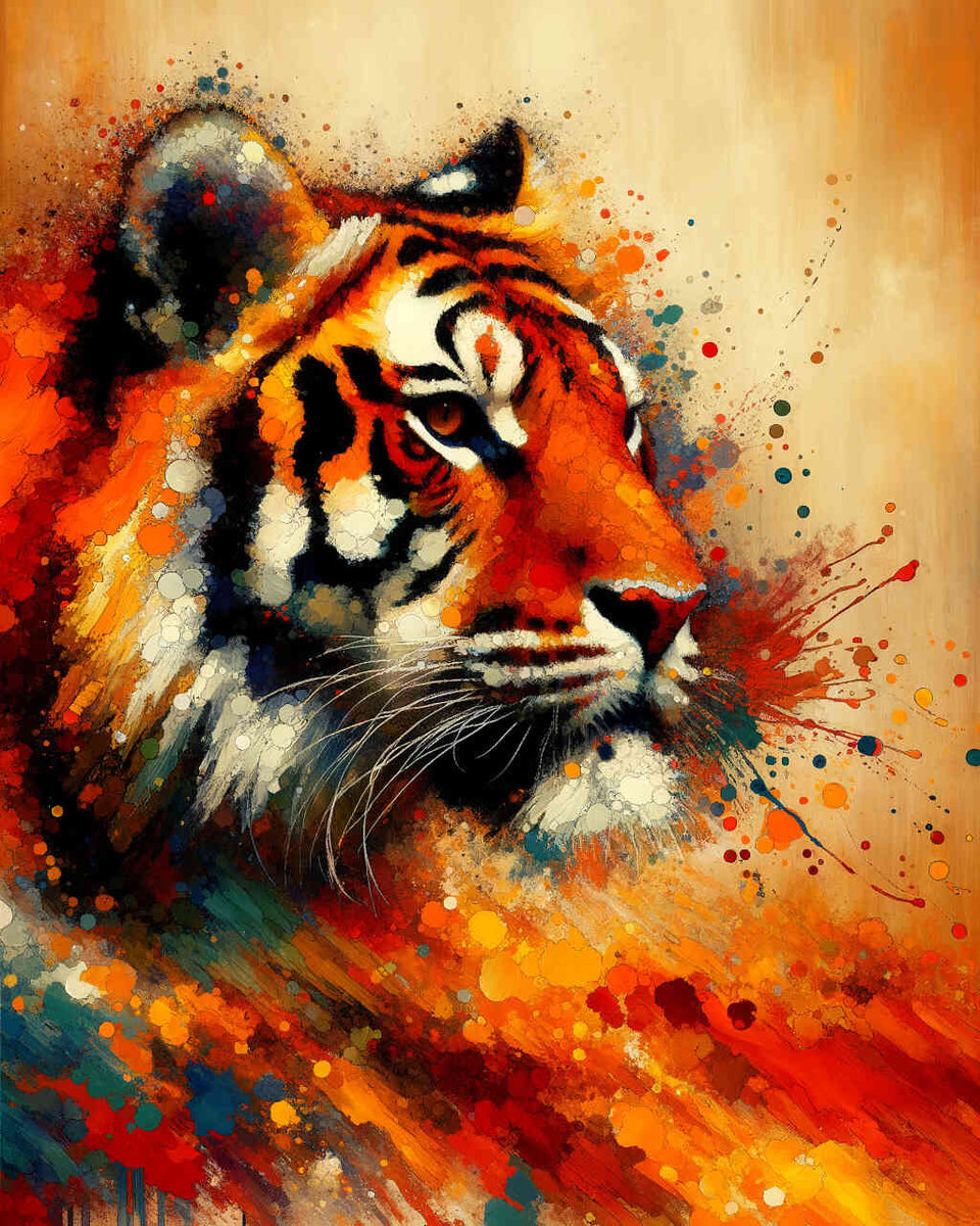 Paint by Numbers - Color Impression Tiger